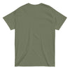 FUTURE CAT 2050 Classic T-Shirt in Military Green - Rarileto - Back View