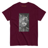 FUTURE CAT 2050 Classic T-Shirt in Maroon - Rarileto - Front View