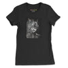 FUTURISTIC CAT WOMEN 2050 Premium Tee in Black - Rarileto - Front View