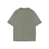 GLOOMY Heavyweight Drop Shoulder Thick Unisex Tee - Olive - Back View - Rarileto