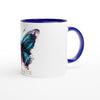 GLOWING BUTTERFLY Mug with Color Inside - Rarileto