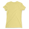 Back Yellow: GLOWING BUTTERFLY Premium Tee in Yellow - Back View

