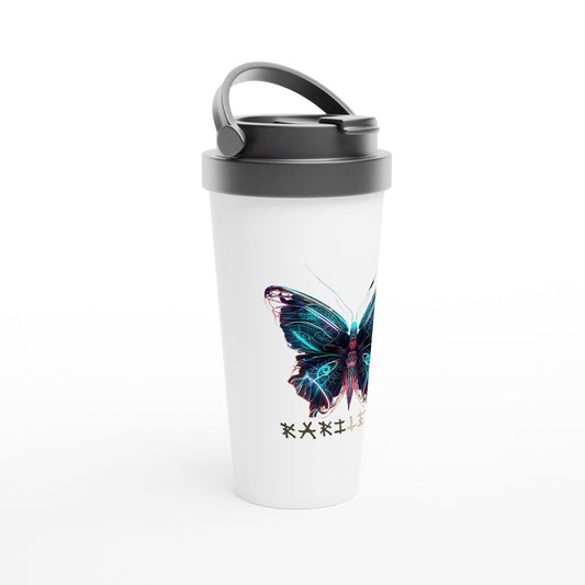 GLOWING BUTTERFLY Travel Mug - Rarileto