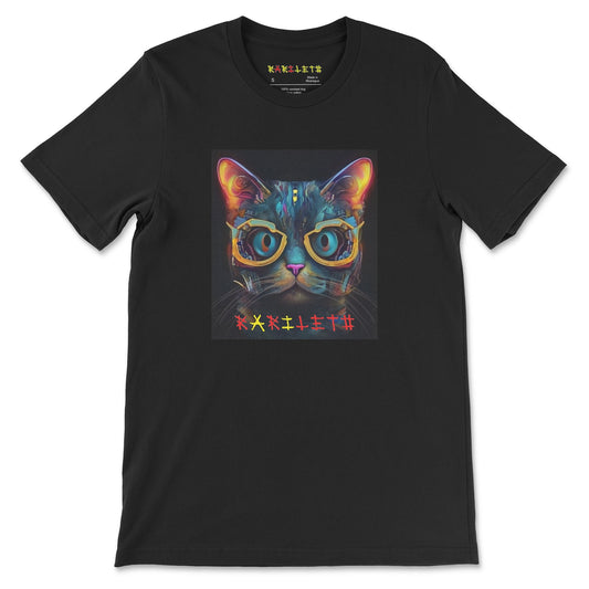 GLOWING CAT CLASSIC TEE - Rarileto