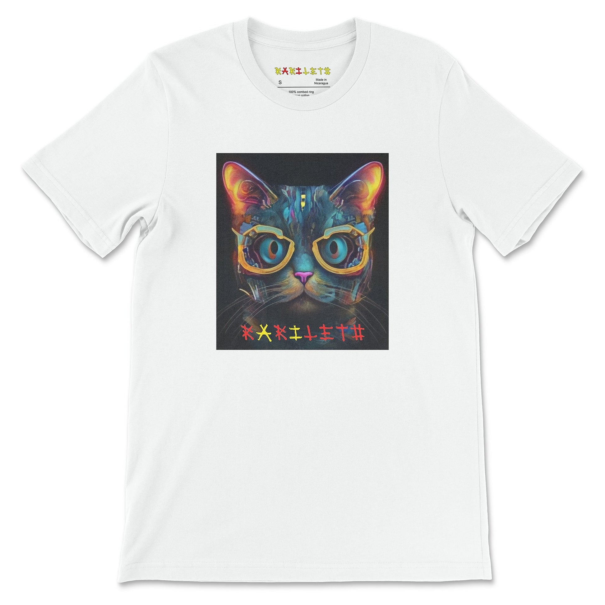 GLOWING CAT CLASSIC TEE - Rarileto