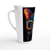 GLOWING CAT PORTRAIT Latte Mug - Rarileto