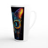 GLOWING CAT PORTRAIT Latte Mug - Rarileto