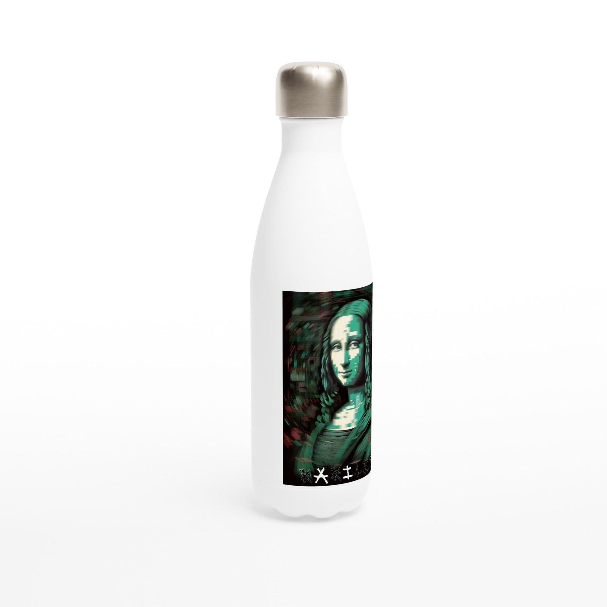 GLOWING MONA LISA Water Bottle - Rarileto - Thermos -