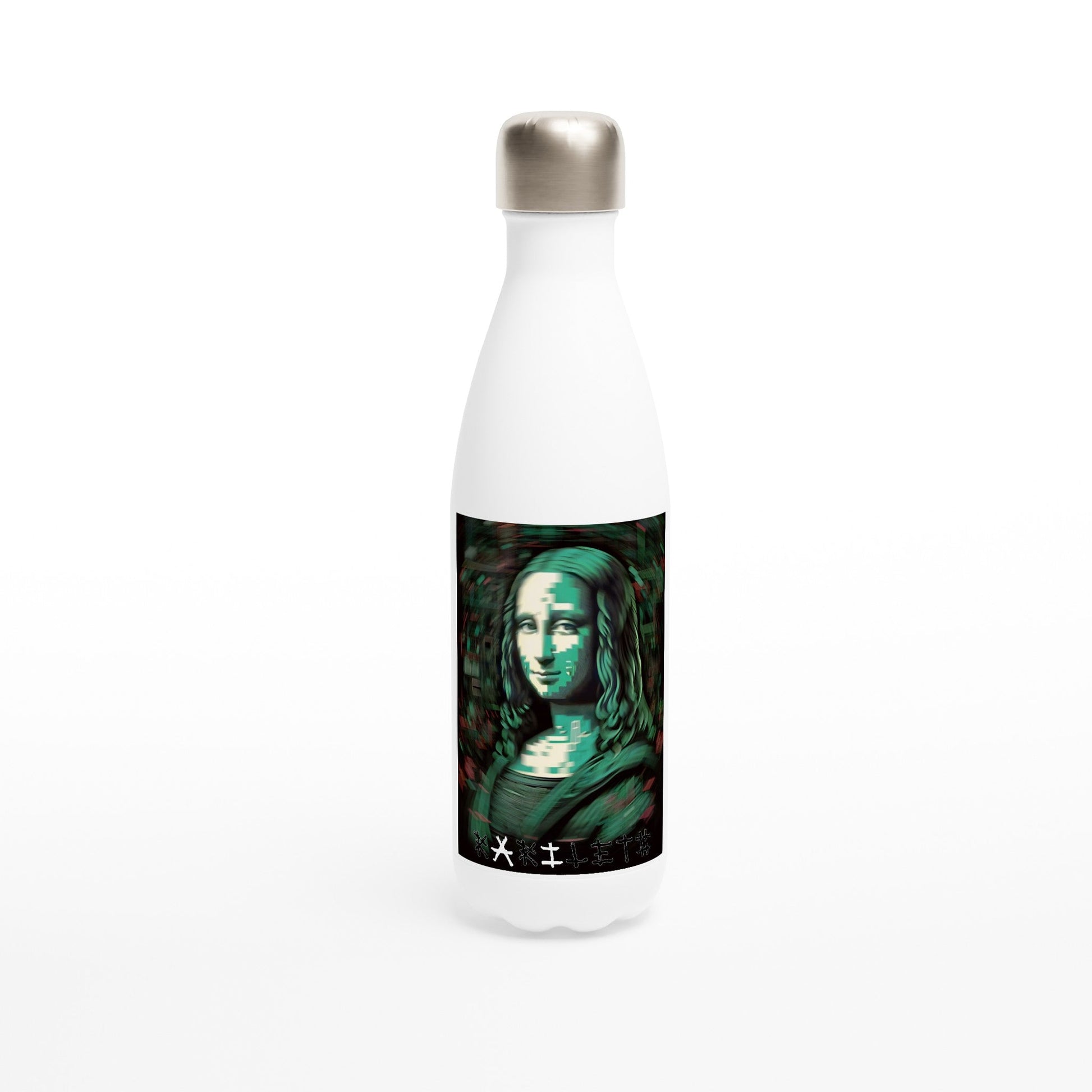 GLOWING MONA LISA Water Bottle - Rarileto - Thermos -