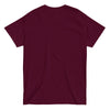 GOOSY Men's Classic T-Shirt in Maroon - Rarileto - Back View