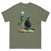 GOOSY Men's Classic T-Shirt in Military Green - Rarileto - Front View