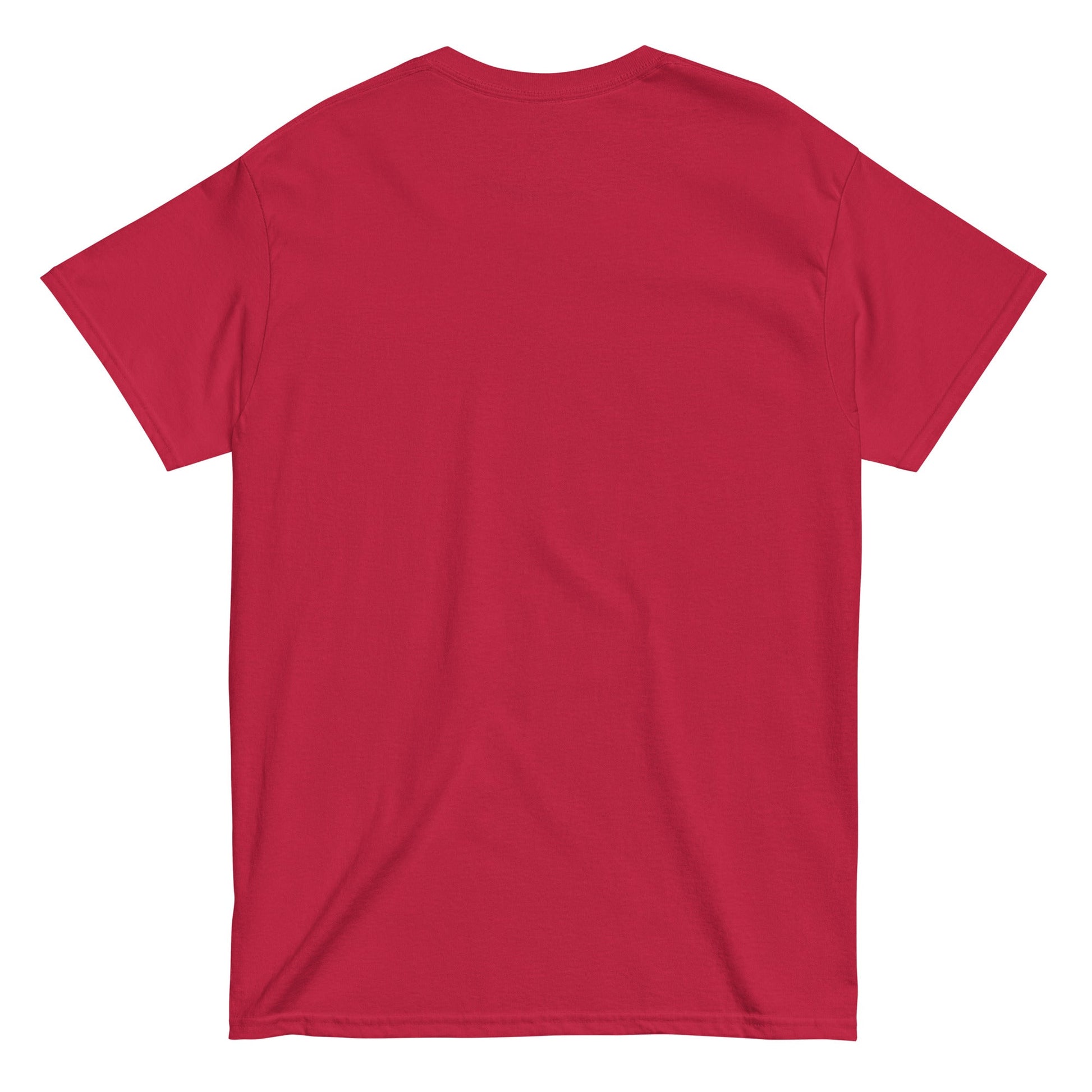 GOOSY Men's Classic T-Shirt in Cardinal - Rarileto - Back View