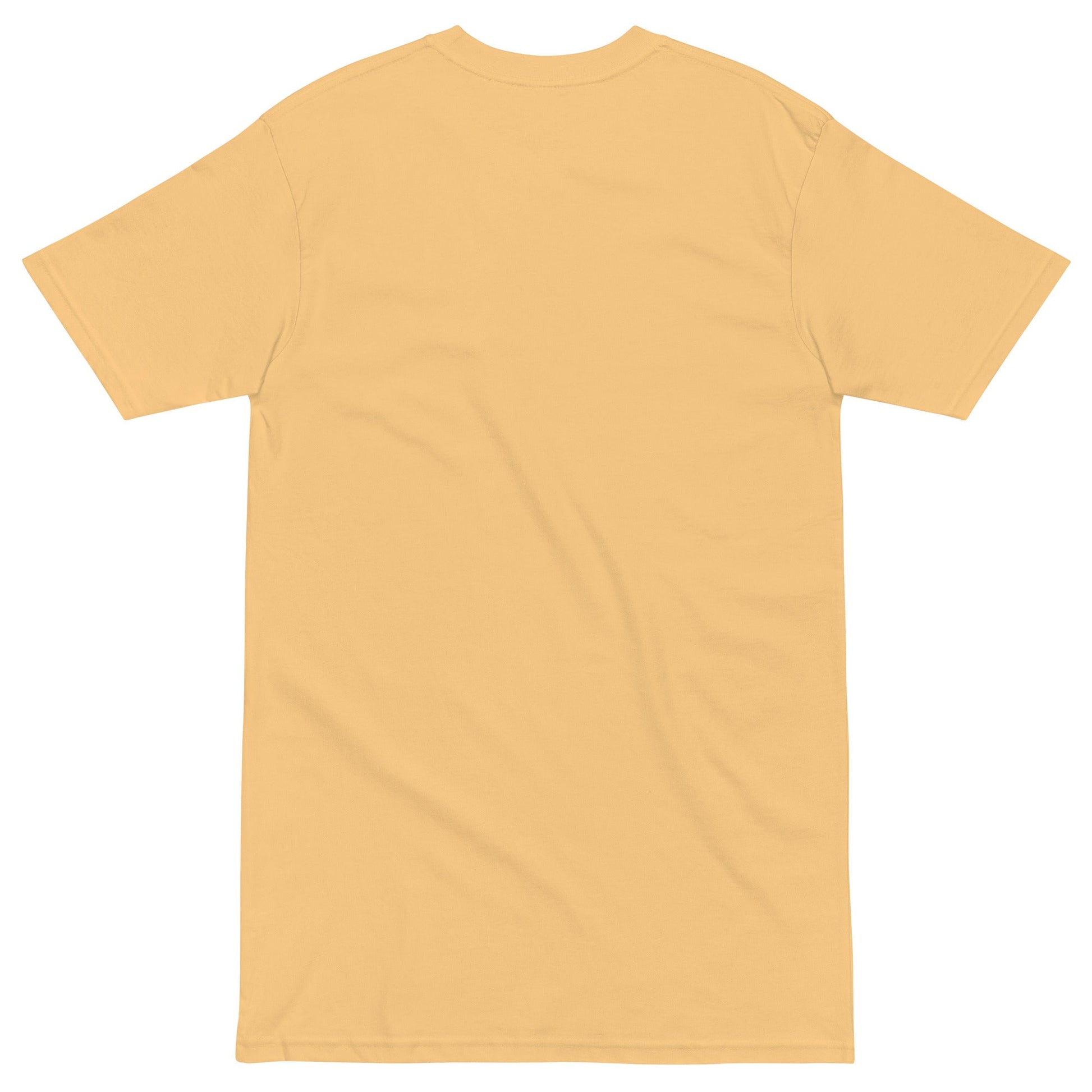 GOOSY Men’s Premium Heavyweight T-Shirt - Color Vintage Gold - Back View - Rarileto
