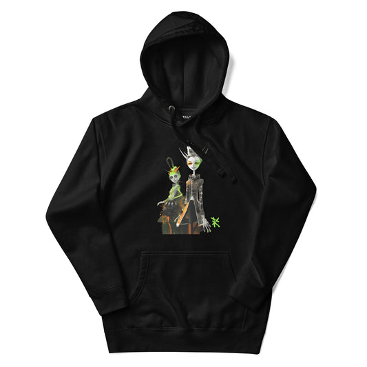 GREEN META ALIEN Hoodie - Rarileto