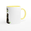 GREEN META ALIENS Mug with Color Inside