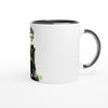 GREEN META ALIENS Mug with Color Inside