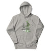 GROOVY MARTIAN DANCE PARTY Hoodie in Carbon Grey - Rarileto - Front View