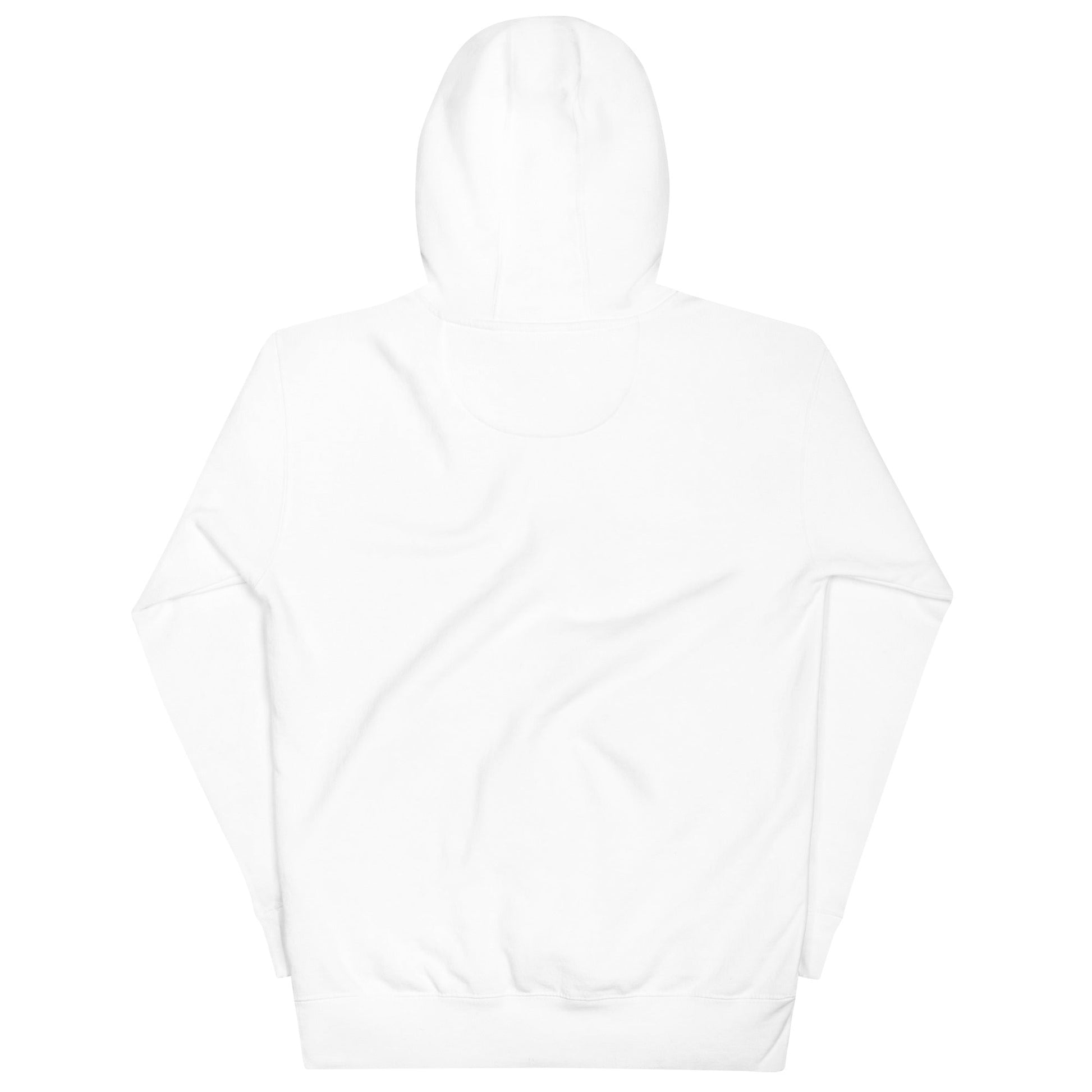 GROOVY MARTIAN DANCE PARTY Hoodie in White - Rarileto - Back View