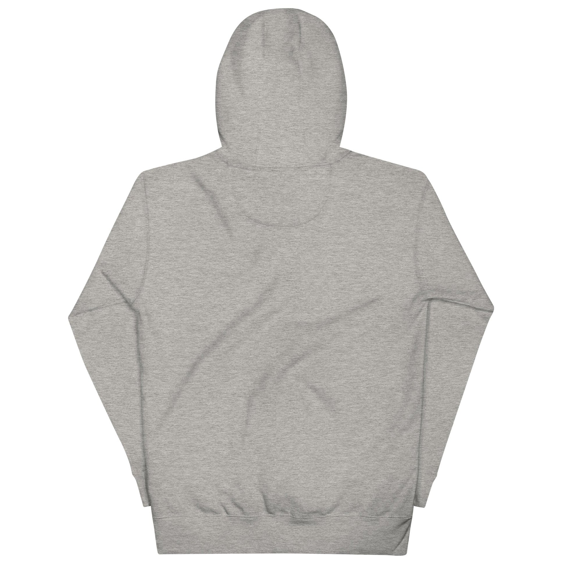 GROOVY MARTIAN DANCE PARTY Hoodie in Carbon Grey - Rarileto - Back View