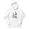 GROOVY MARTIAN DANCE PARTY Hoodie in White - Rarileto - Front View