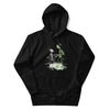 GROOVY MARTIAN DANCE PARTY Hoodie in Black - Rarileto - Front View