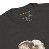 Neck Front: GRUNGE ELEPHANT Sweatshirt in Charcoal Heather - Neck Front View