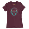 Front Maroon: INTELLECTUAL APE Premium Tee in Maroon - Front View