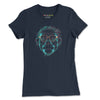 Front Navy: INTELLECTUAL APE Premium Tee in Navy - Front View