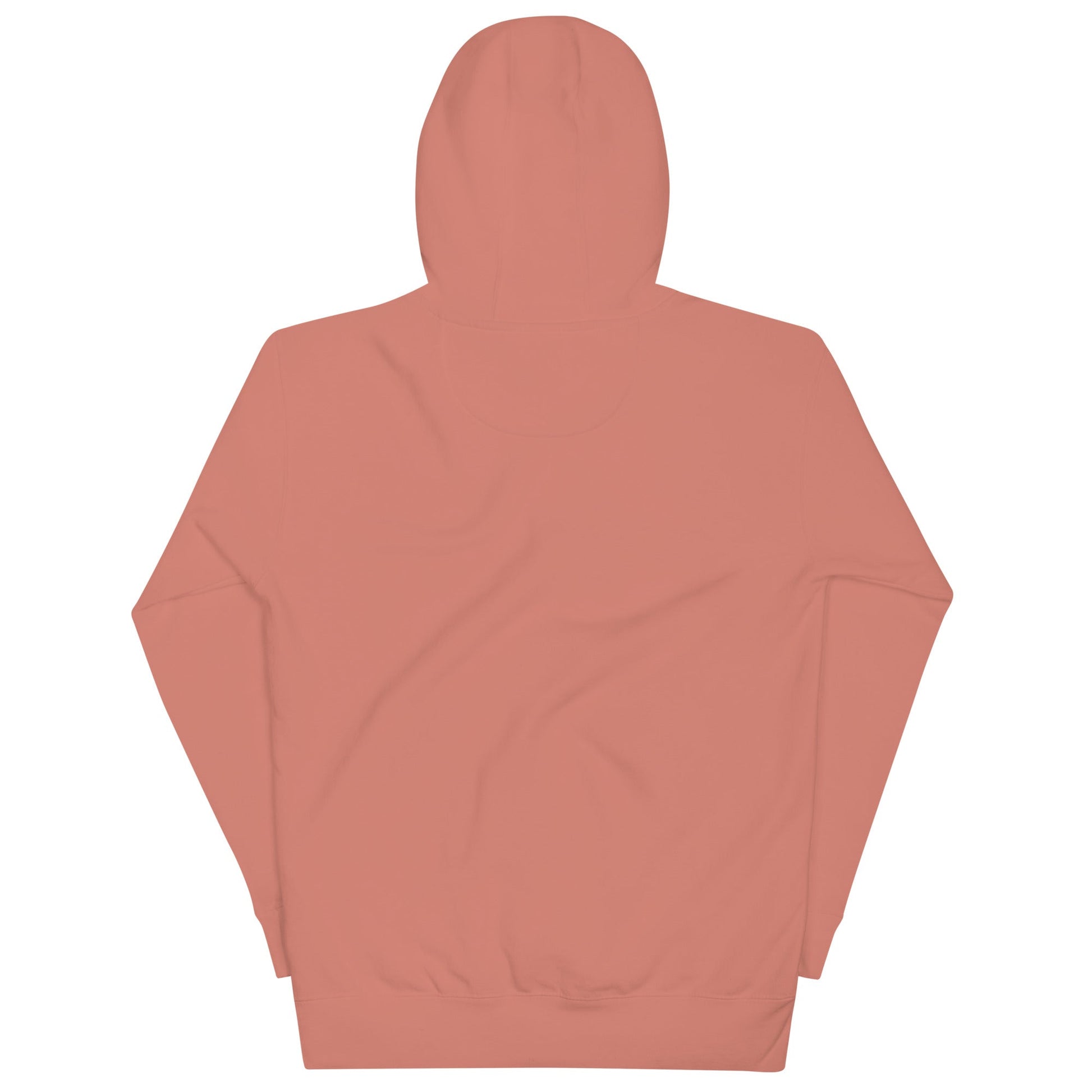 KAWAII CAT GIRL Hoodie in Dusty Rose - Rarileto - Back View