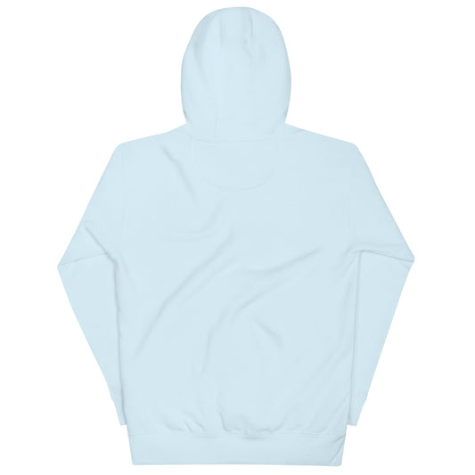 KAWAII CAT GIRL Hoodie in Sky Blue - Rarileto - Back View