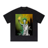 LIBERTY Earth Tone Heavyweight Loose Fit T-Shirt - Rarileto - Black - Front View