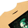 LUCID MONA LISA Premium Heavyweight T-Shirt - Color Vintage Gold - Front Neck View - Rarileto
