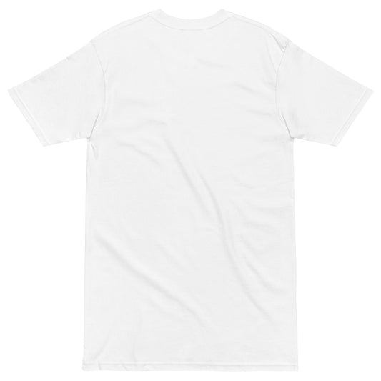 LUCID MONA LISA Premium Heavyweight T-Shirt - Color White - Back View - Rarileto
