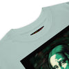 LUCID MONA LISA Premium Heavyweight T-Shirt - Color Agave - Front Neck View - Rarileto
