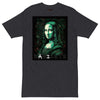 LUCID MONA LISA Premium Heavyweight T-Shirt - Color Charcoal Heather - Front View - Rarileto
