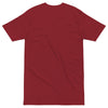 LUCID MONA LISA Premium Heavyweight T-Shirt - Color Brick Red - Back View - Rarileto
