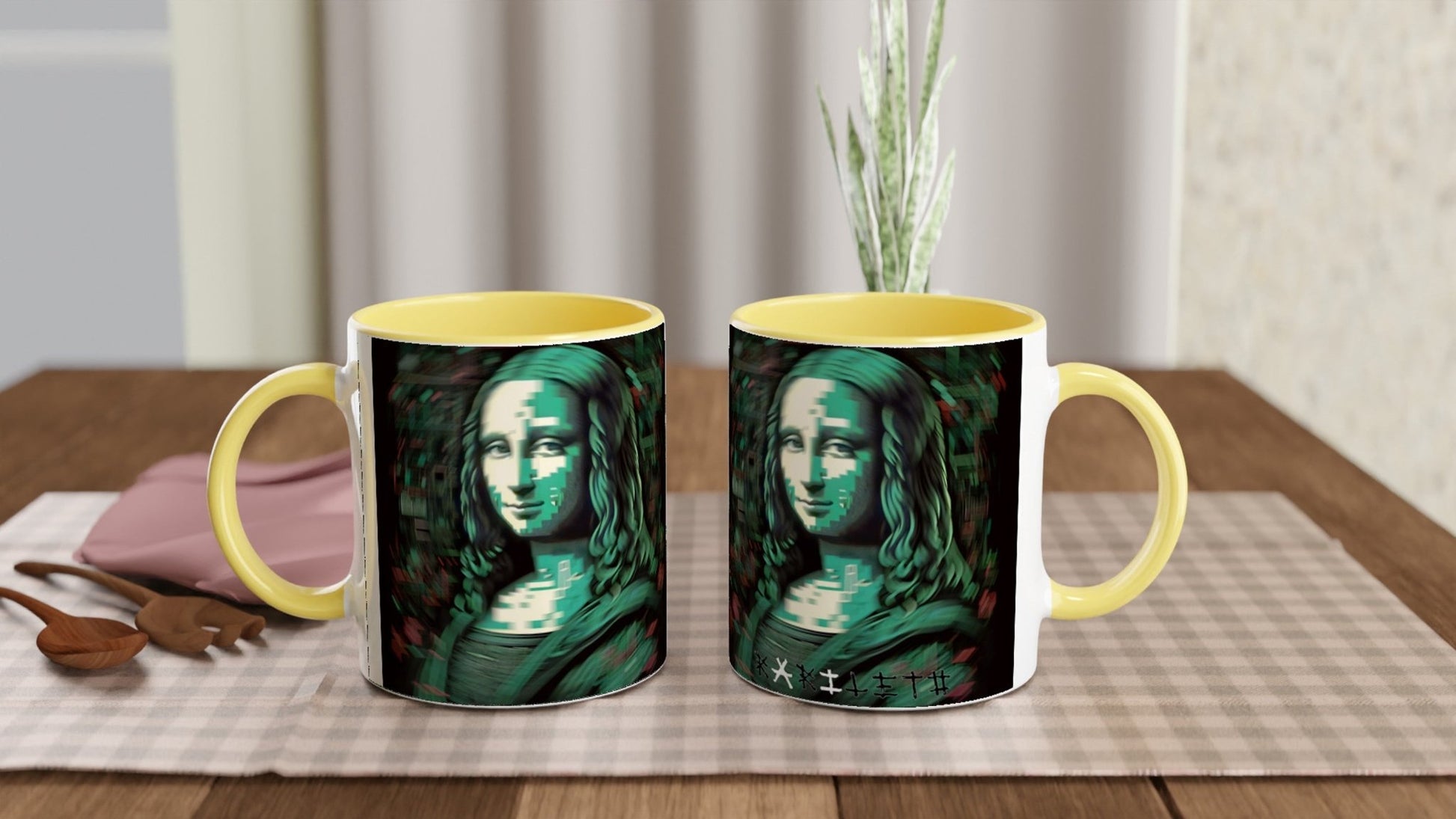 LUCID MONALISA Mug with Color Inside - Rarileto