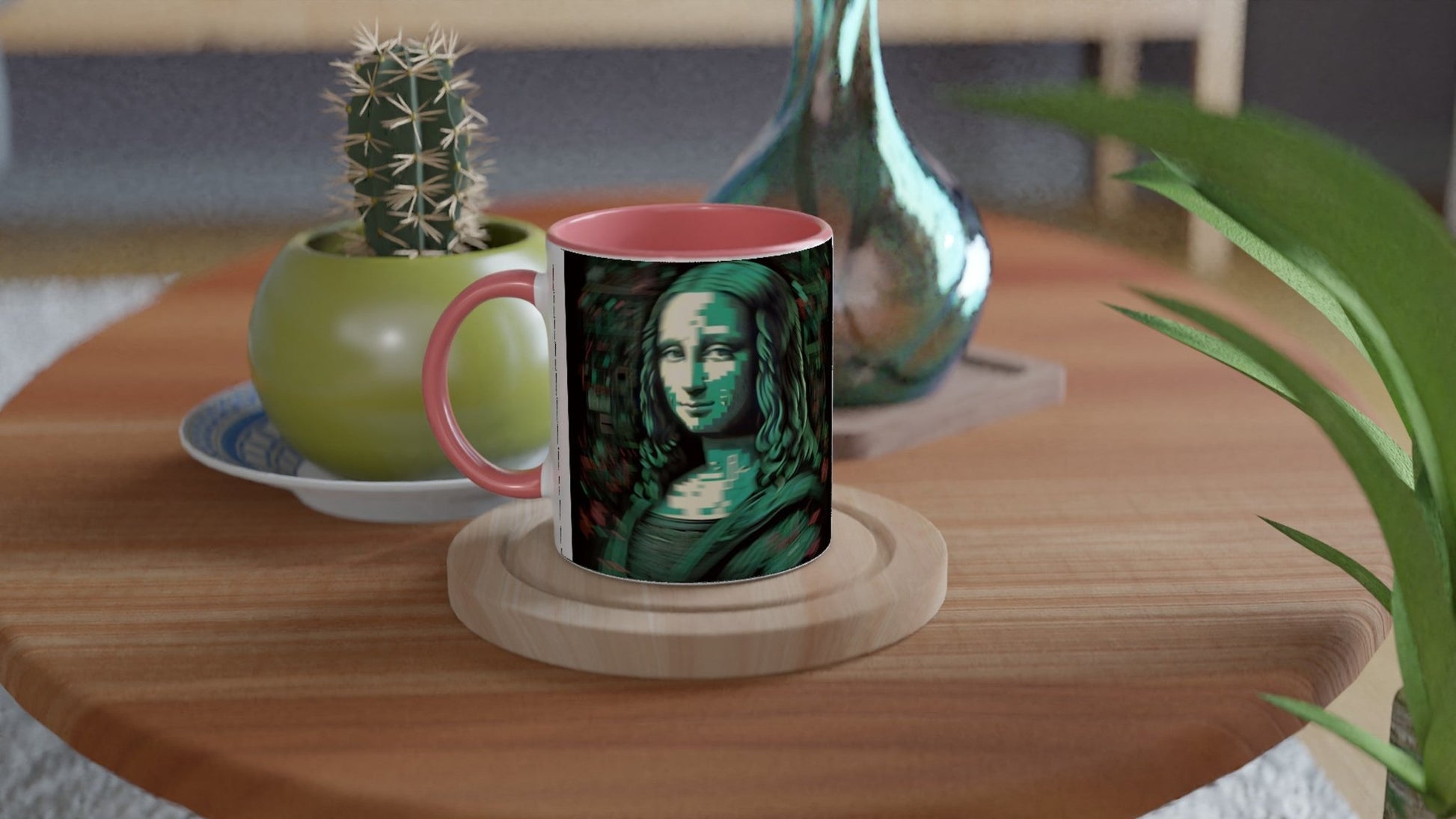 LUCID MONALISA Mug with Color Inside - Rarileto