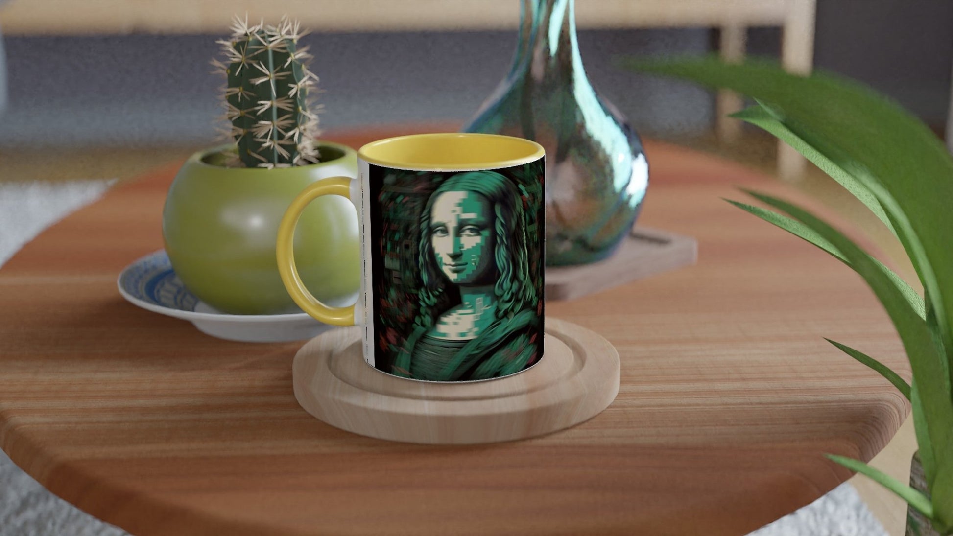 LUCID MONALISA Mug with Color Inside - Rarileto