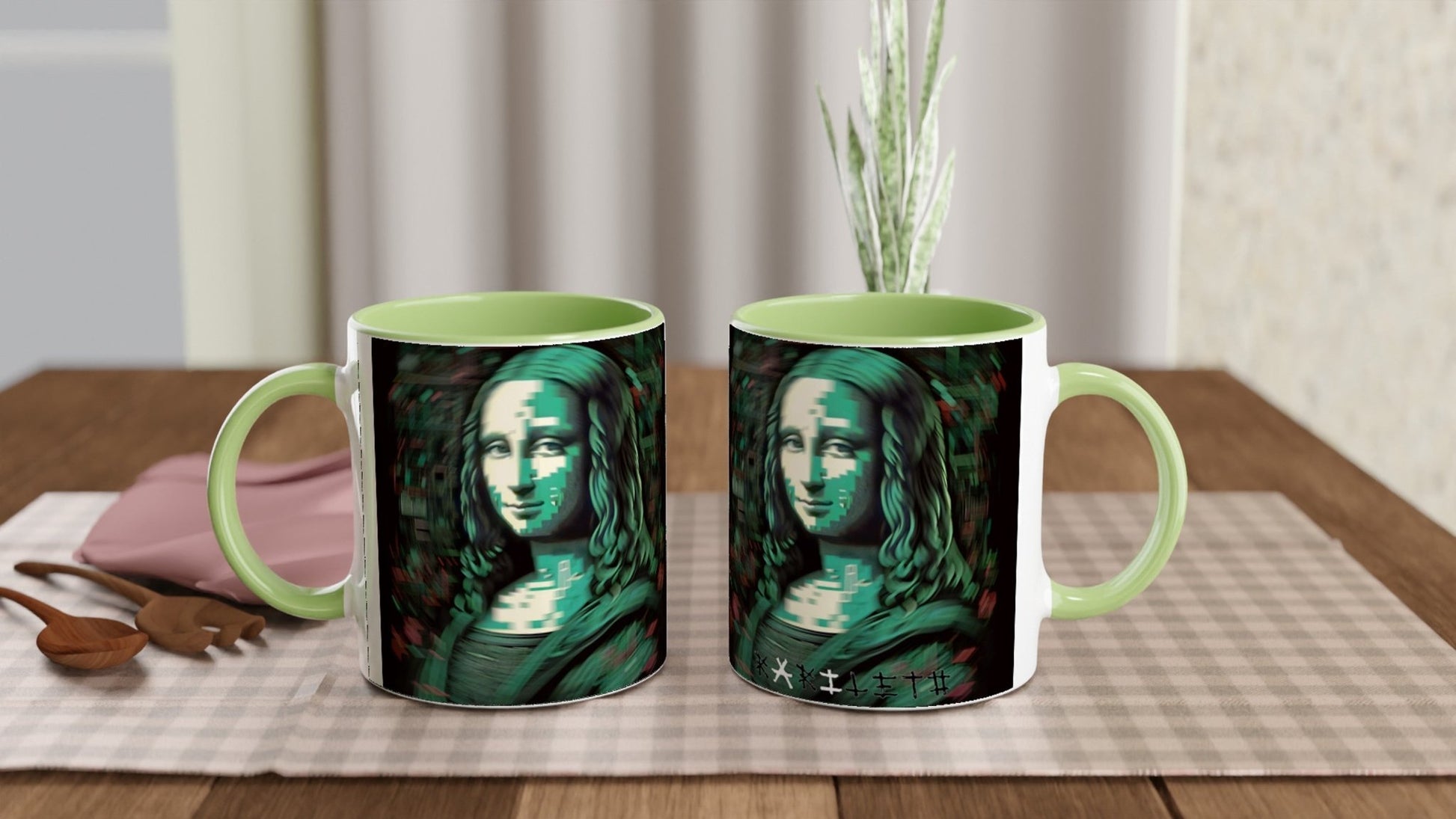 LUCID MONALISA Mug with Color Inside - Rarileto