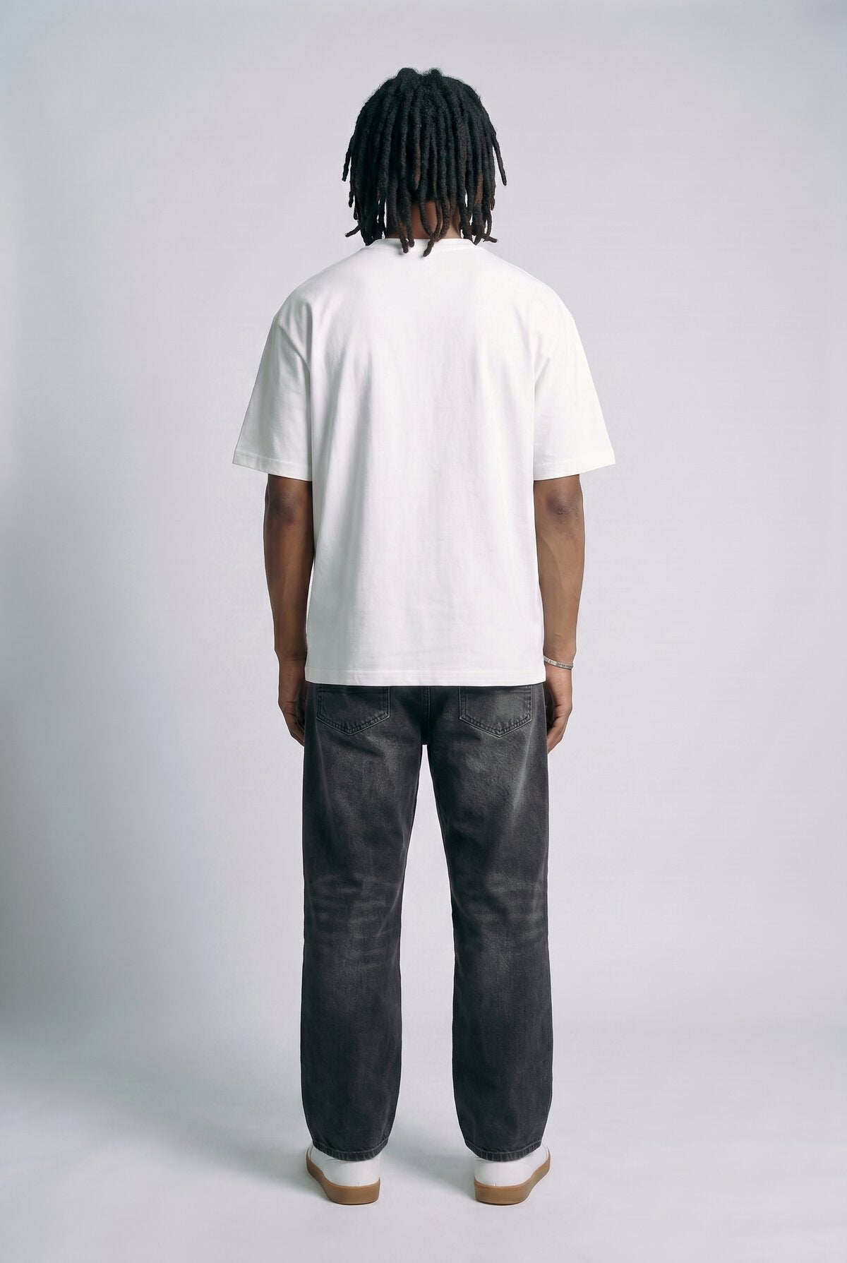 White male model side view — RARILETO Monalisa Classic Tee