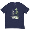 Front Navy: MARS ALIEN DANCE Premium Crewneck T-Shirt in Navy