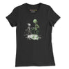 MARS ALIENS DANCING Premium Tee in Black - Rarileto - Front View