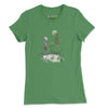 MARS ALIENS DANCING Premium Tee in Leaf - Rarileto - Front View