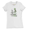 MARS ALIENS DANCING Premium Tee in White - Rarileto - Front View