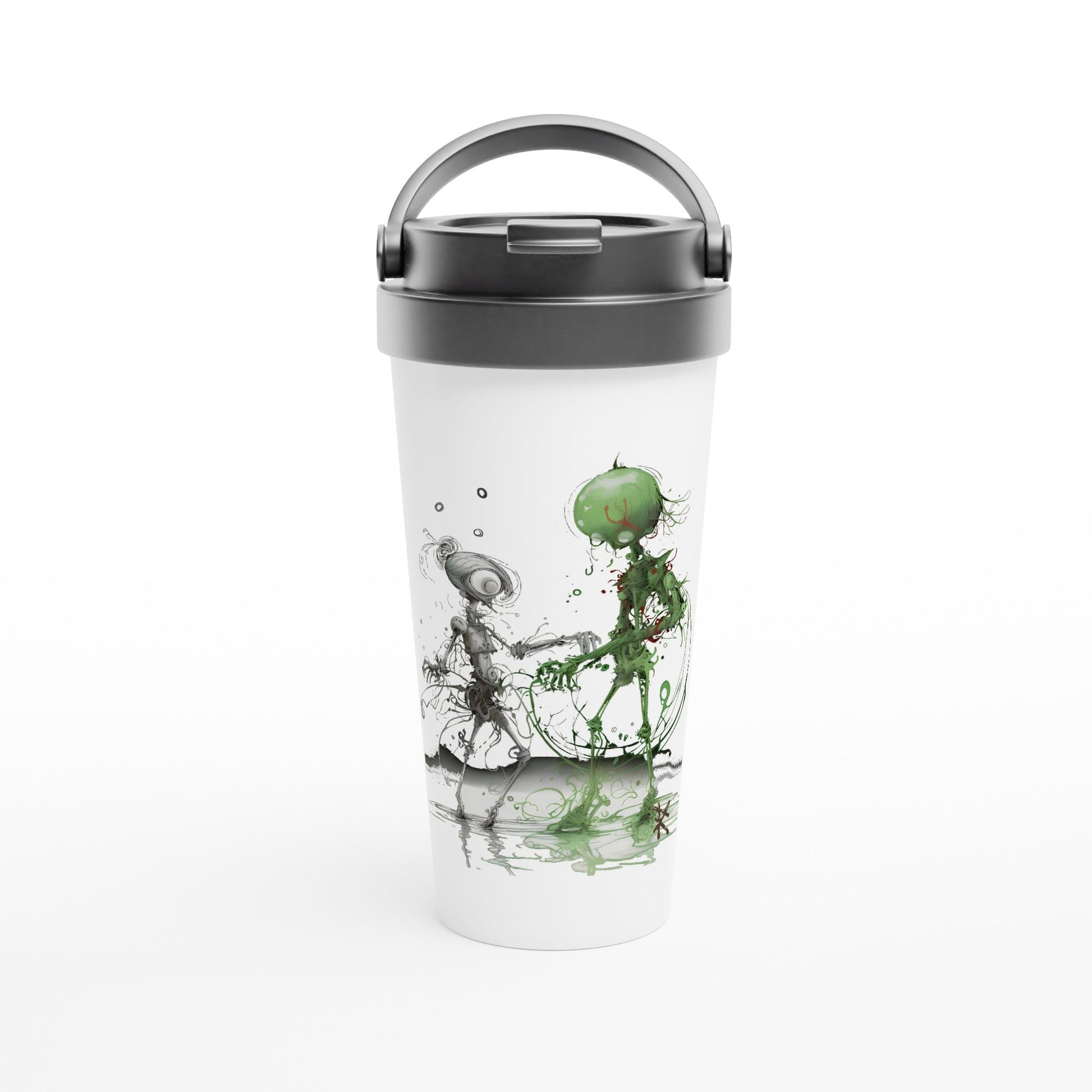 MARS ALIENS DANCING Travel Mug - Rarileto