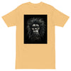 Vintage Gold Front View of CAVEMAN PORTRAIT Premium Heavyweight T-Shirt