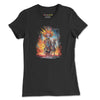 META HUMAN ROBOTS TECHNICOLOR Premium Tee in Black - Rarileto - Front View