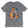 Front Grey Triblend: META HUMAN ROBOTS TECHNICOLOR Unisex Triblend T-Shirt in Grey Triblend