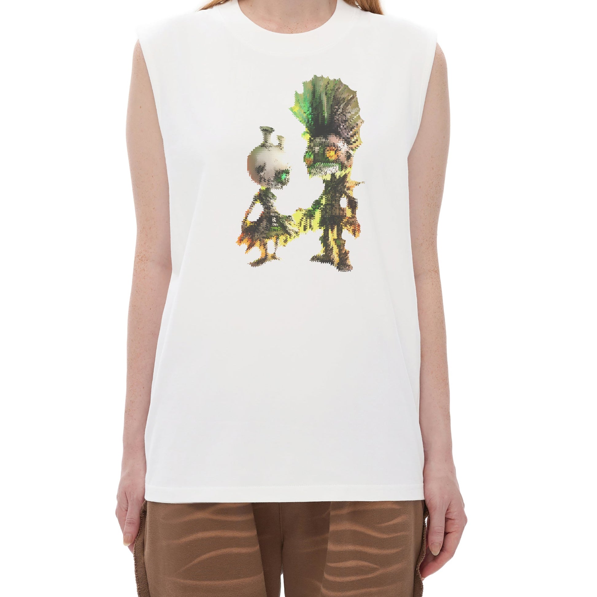 METALIANS Cutout Tank Top - Rarileto